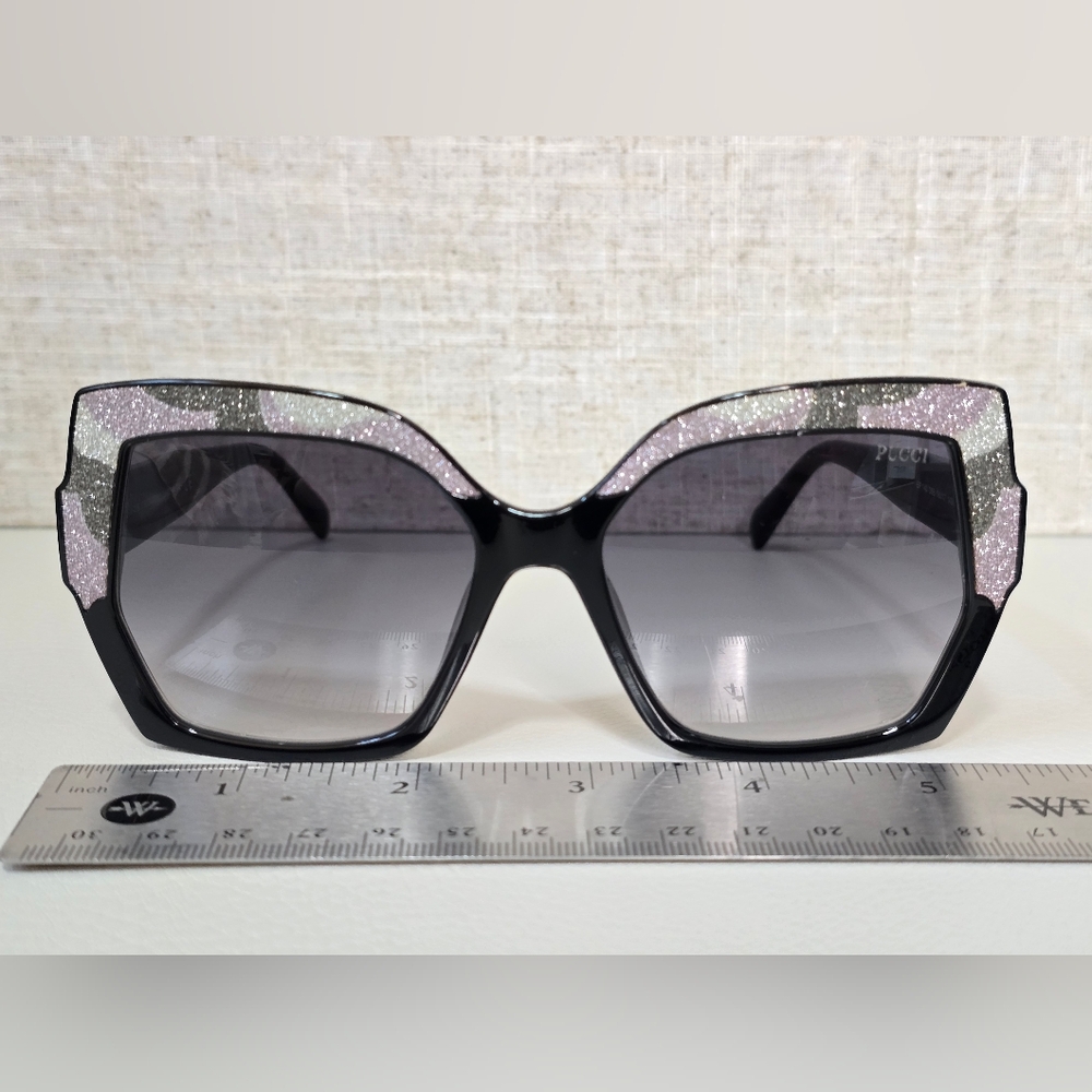 Emilio Pucci Square/Butterfly With Shimmer Embellishment EP0140